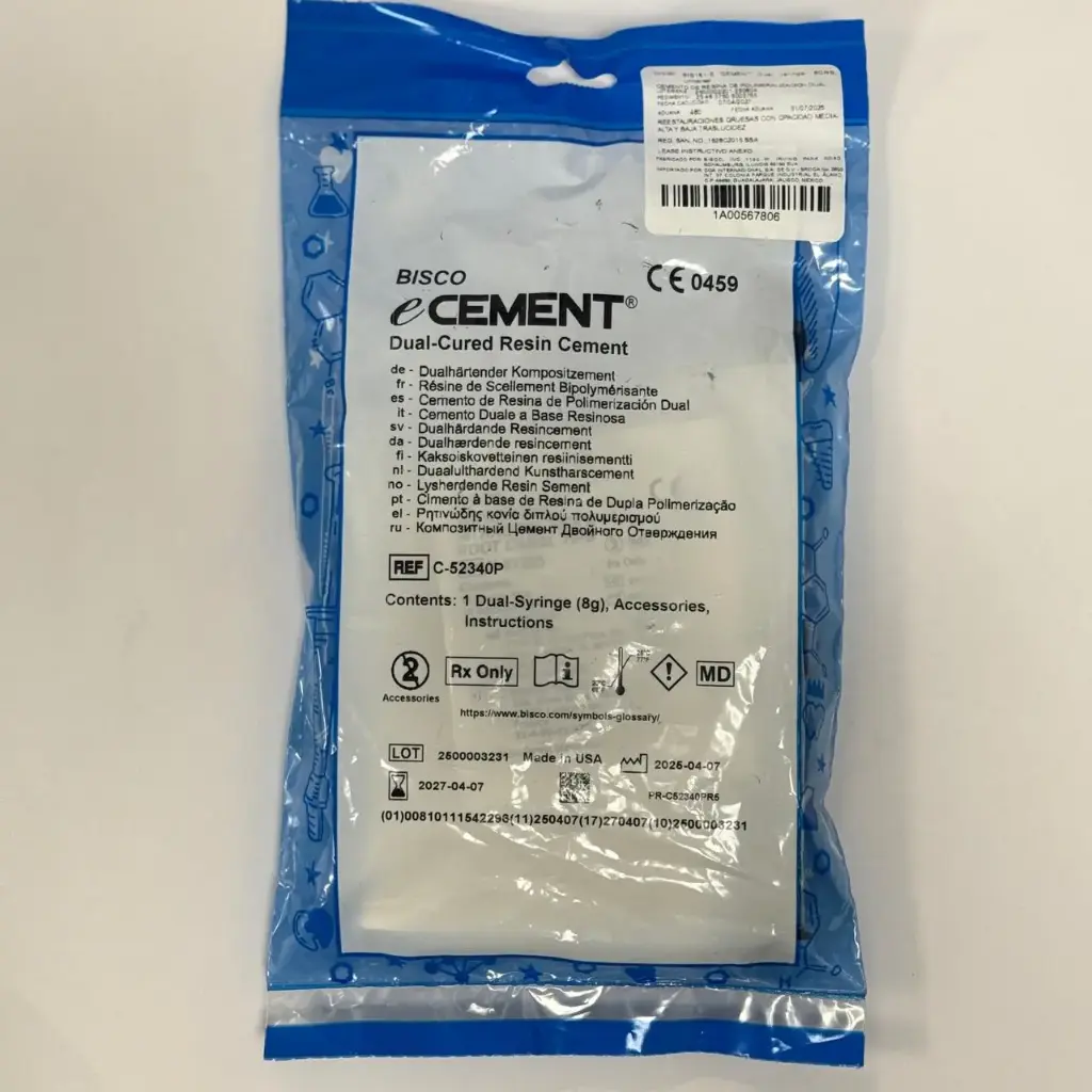 E CEMENT Dual Jeringa- 8GRS, Universal