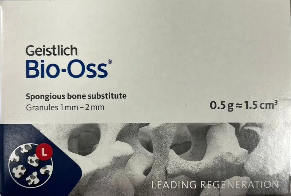 [GEI005.1] Bio-Oss Granulos 1-2 mm, 0.5 g (1.5 cc)