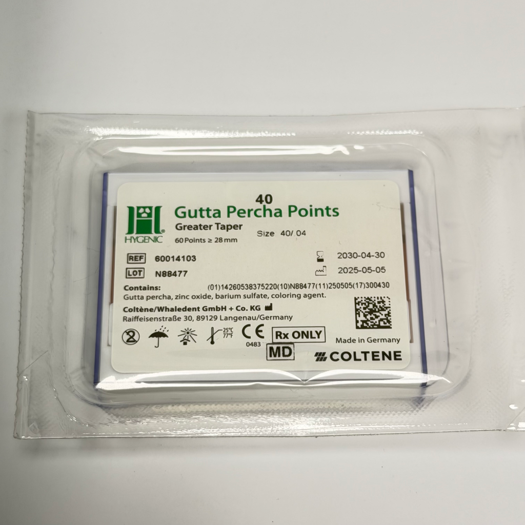 PUNTA DE GUTTA-PERCHA GT  04  #40 C/60