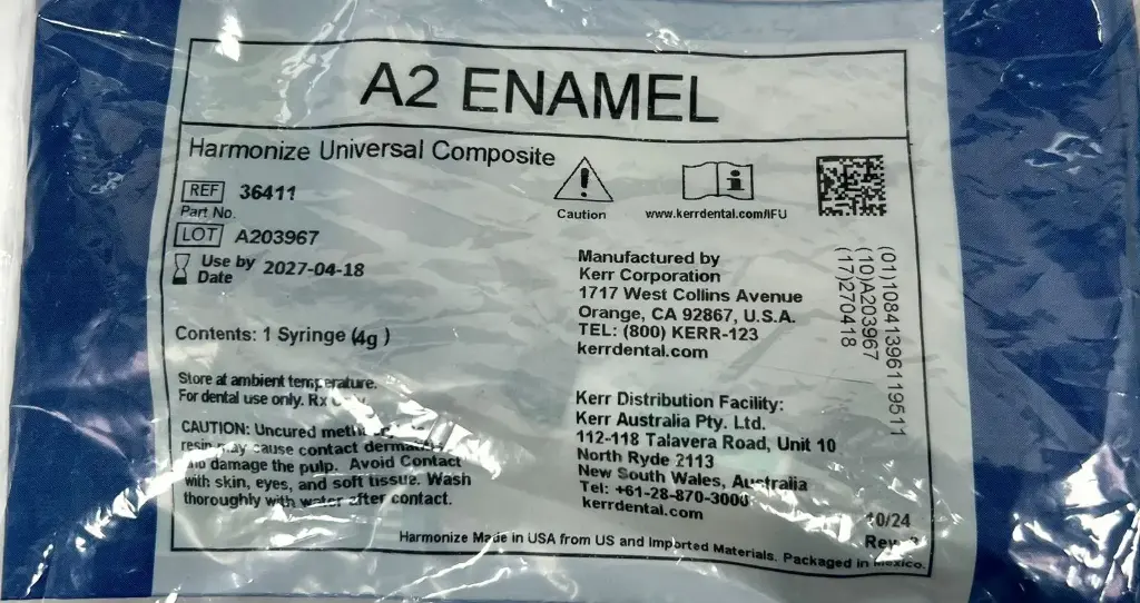 Refill - Harmonize - Syringe - A2 ENAMEL