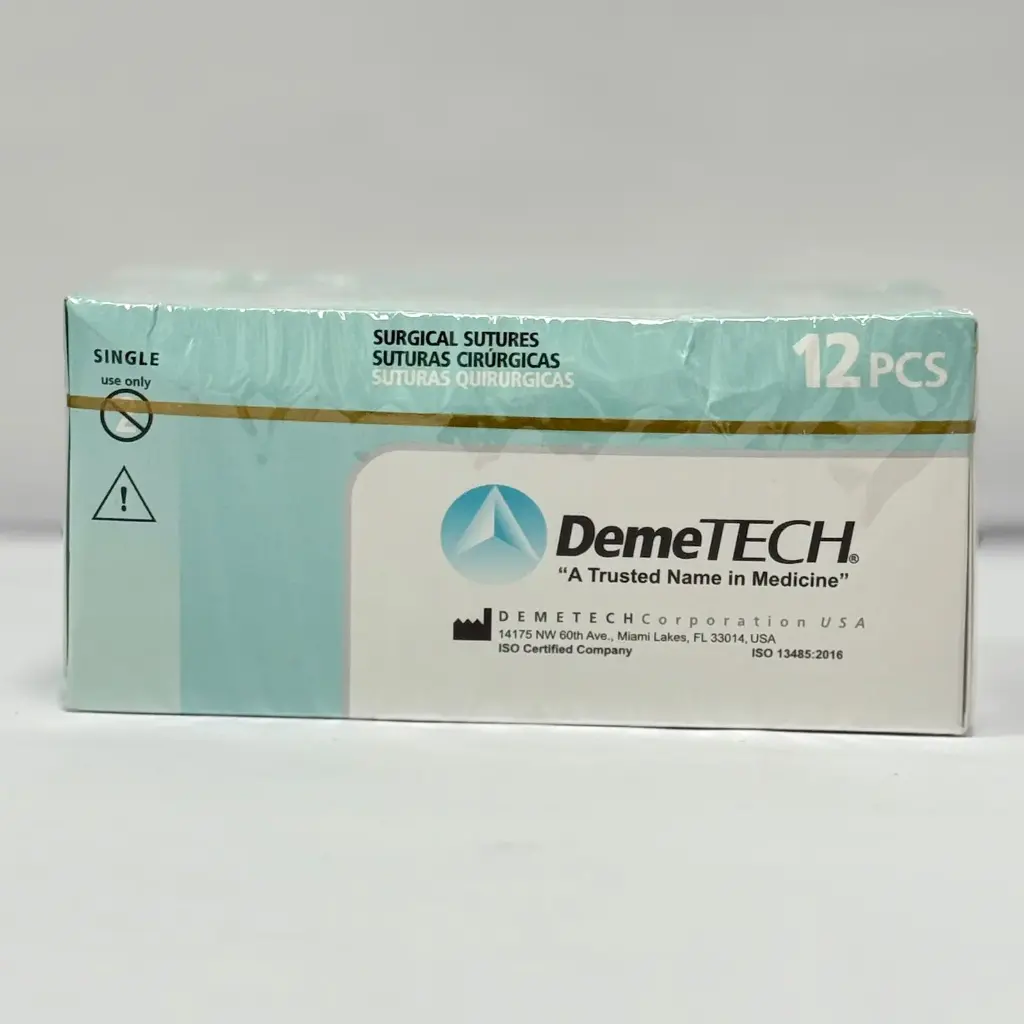 SUTURA NYLON 4-0 19MM 3/8 NEG. C/12