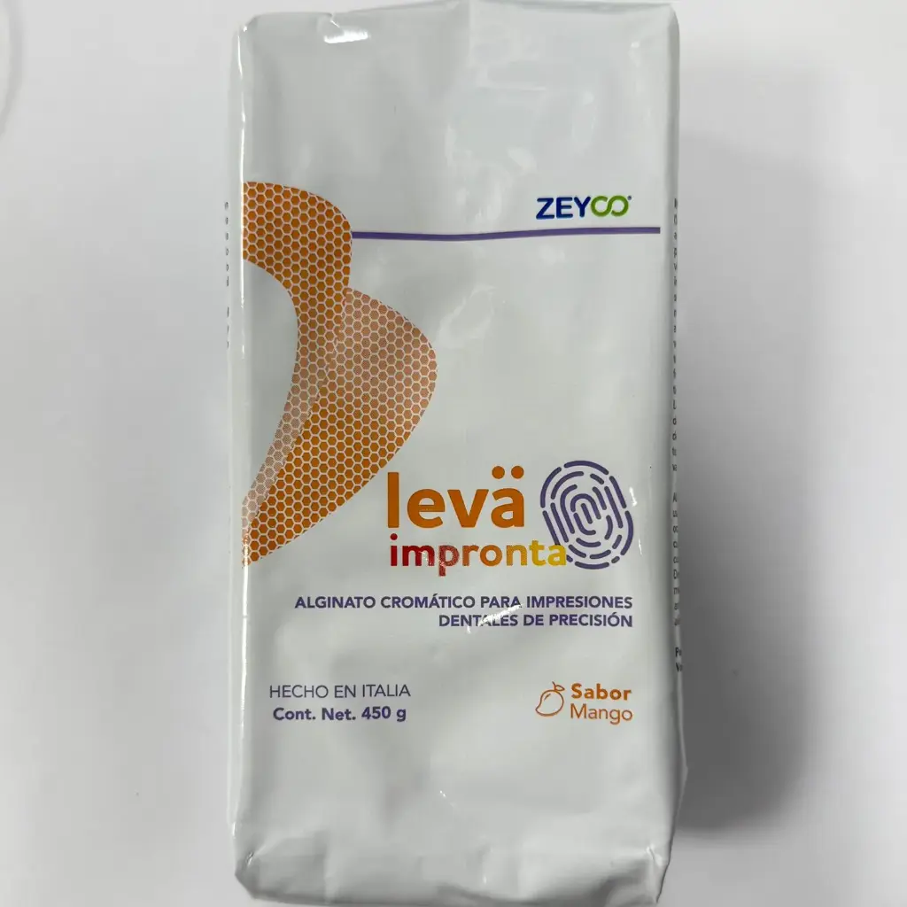 LEVA IMPRONTA 450g - ALGINATO CROMATICO ZEYCO TIPO I SABOR MANGO