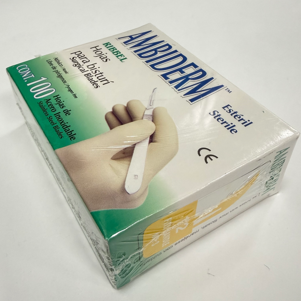 HOJA DE BISTURI # 12  C/100 AMBIDERM