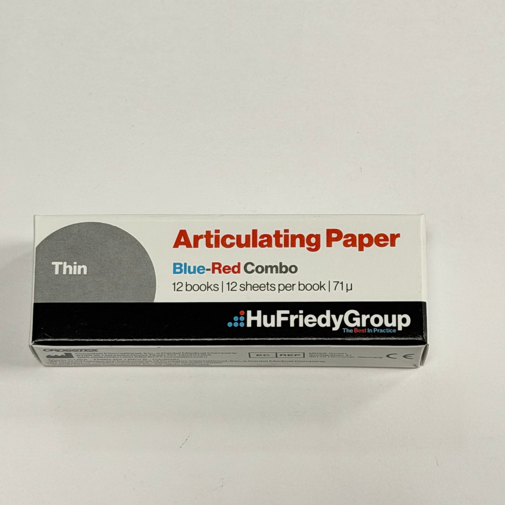 PAPEL ARTICULAR AZUL/ROJO 12 PAQ (144 TIRAS) CROSSTEX (3593-VM)