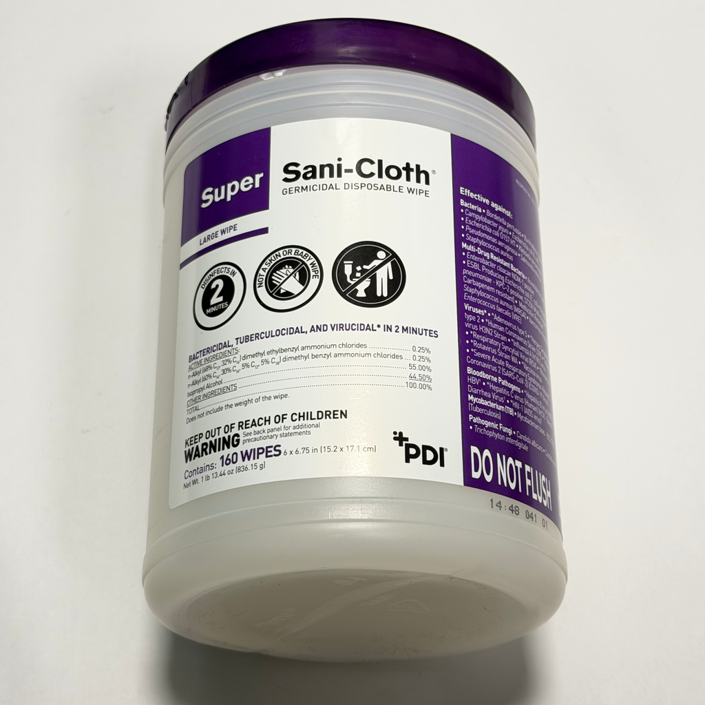 TOALLA SANI CLOTH MORADO C/160 