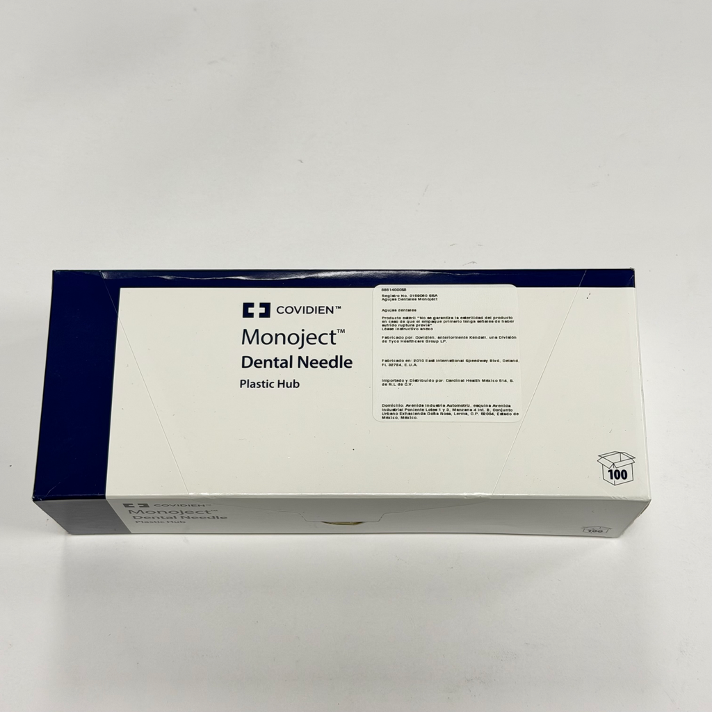 AGUJA MONOJECT 27 LARGA, 1 CAJA C/100 PZAS M-20