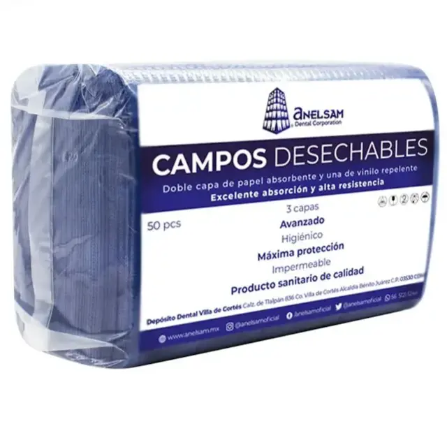 CAMPO AZUL MARINO ANELSAM C/50