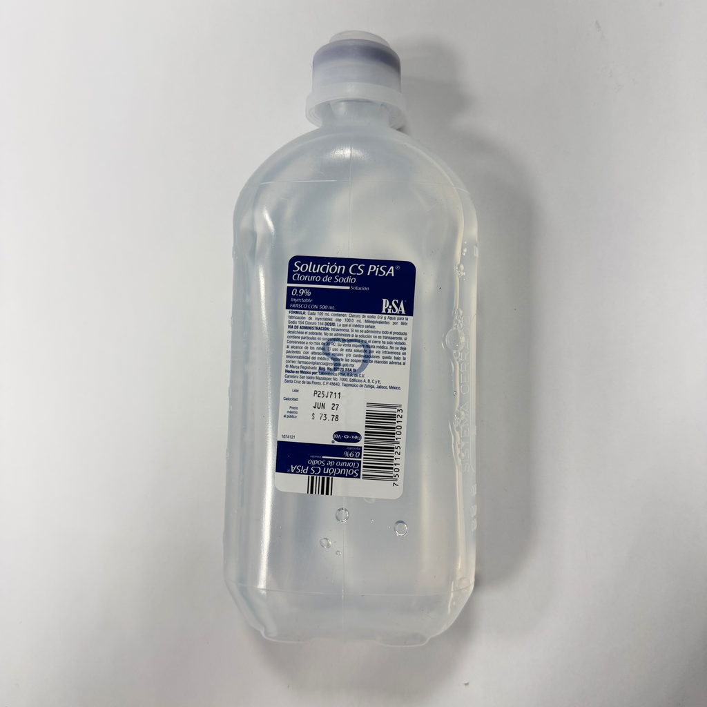 SOLUCION SALINA PISA CS 0.9% 500ML BOTE PLASTICO