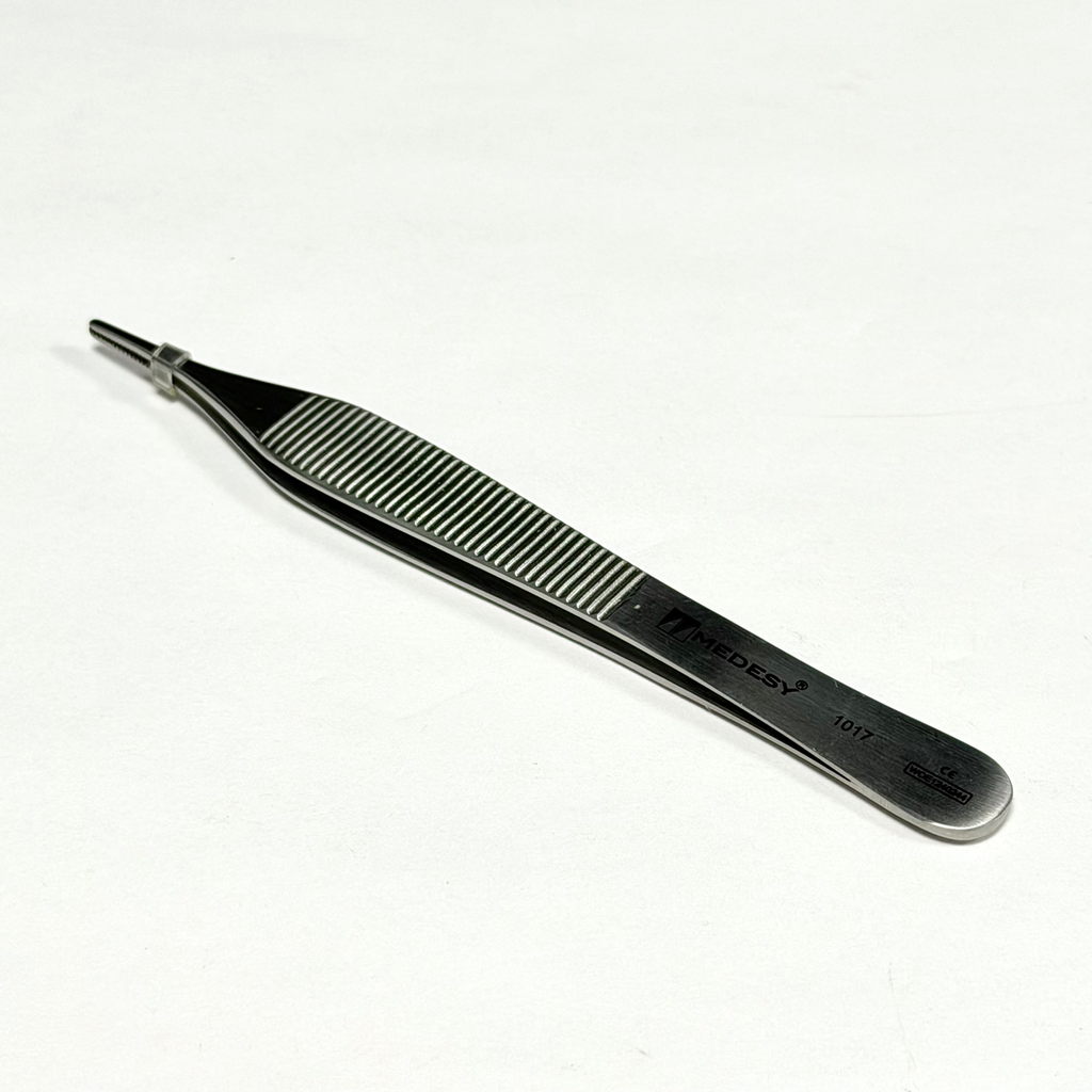 PINZA MICRO ADSON INOX DENTADA 120mm  COD. 1017 MEDESY