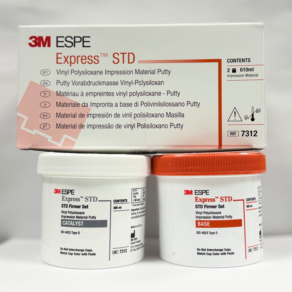 SILICON POR ADICION PESADO BASE 305gr  CATALIZADOR 305gr EXPRESS STD  3M SOLVENTUM