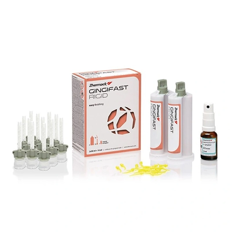 GINGIFAST RIGID C/2 CARTUCHOS 50ml + SEPARADOR 10ml + 12 PUNTAS