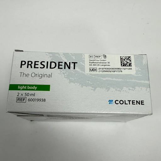 [COL090] PRESIDENT THE ORIGINAL LIGHT BODY 2X50 ML