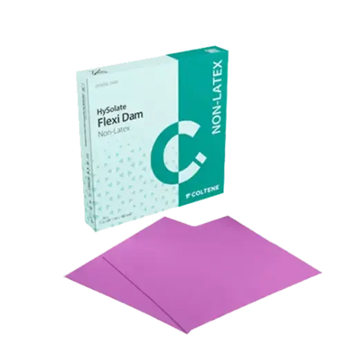 [HYG015] DIQUE DE HULE FLEXIDAM NO LATEX 6X6 C/30