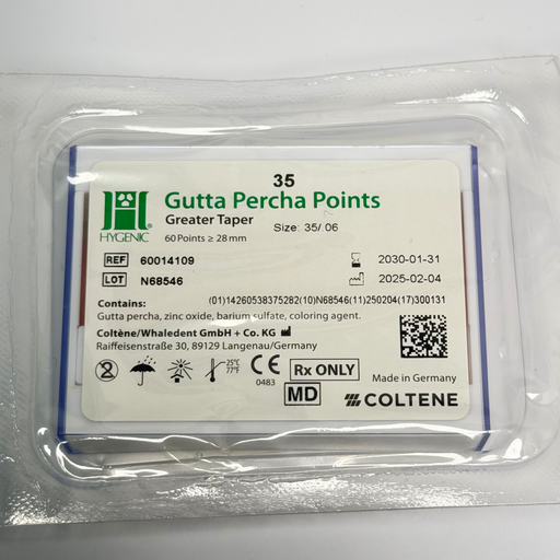 [HYG204] PUNTA DE GUTTA-PERCHA GT  06  #35 C/60