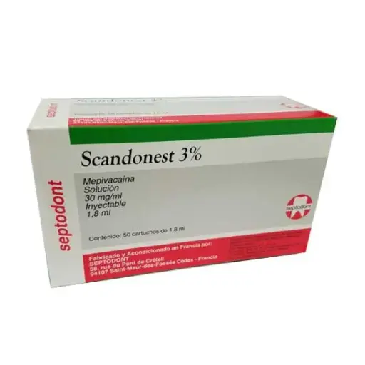 [SEP033] ANESTESIA SCANDONEST 3% S/VASO SVC Mepivacaina
