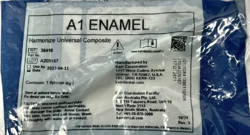 [36410] Resina Refill - Harmonize Kerr- Syringe - A1 ENAMEL