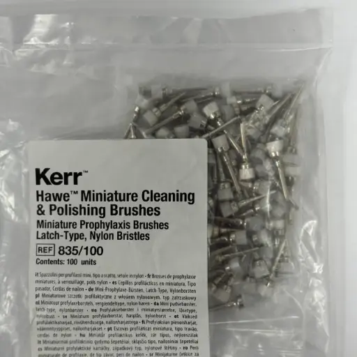 [835/100] Escobillas Profilaxis Nylon 100 unid