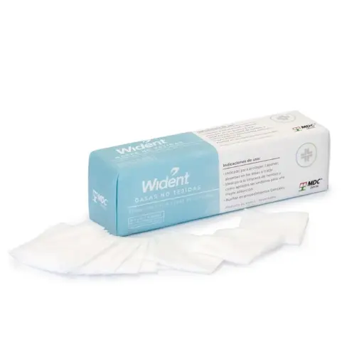 [281-0007] Gasa Wident No Tejida 5X5 Caja 25 Paquetes C/200 Pzas 