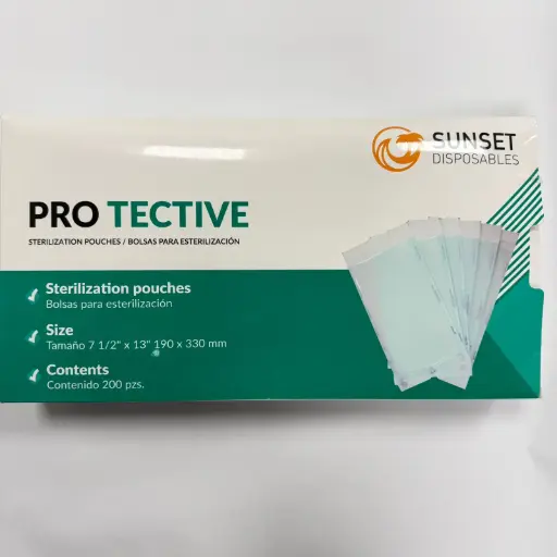 [14-0026] BOLSA PARA ESTERILIZAR SUNSET 7 1/2" x 13" 190 x 330 mm C/200 