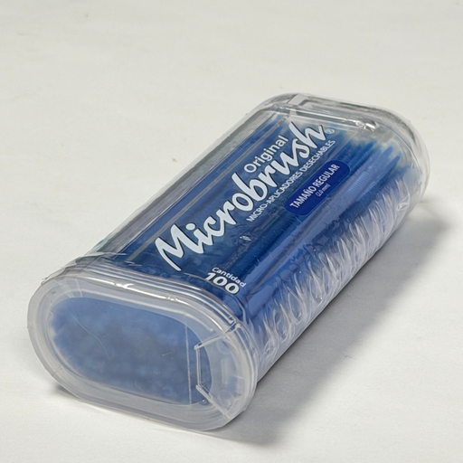 [WMRB100] MICROBRUSH REGULAR AZUL C/100