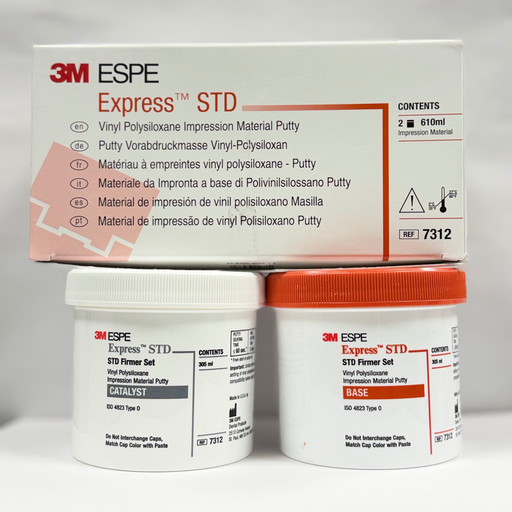 [7312] SILICON POR ADICION PESADO BASE 305gr  CATALIZADOR 305gr EXPRESS STD  3M SOLVENTUM